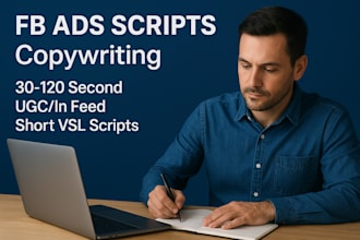 write fb ad ugc and in feed vsl scripts