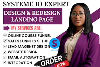 systemeio online course sales funnel systeme io landing page systeme io website
