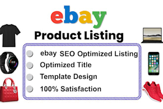 do ebay product listing that sells, ebay SEO, ebay lister