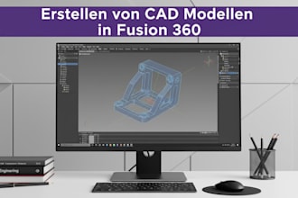 create precise 3d cad models and parts in fusion 360
