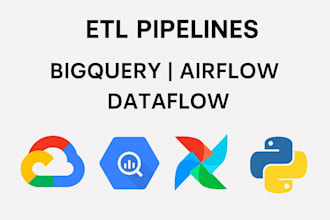 develop cloud based data workflows with gcp bigquery airflow and dataflow