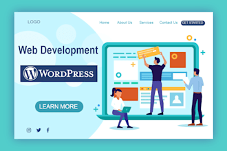 design, develop wordpress website