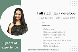 develop your desktop applications using java swing and javafx
