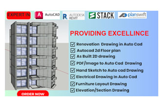 do as built drawing,renovation drawing,use autocad