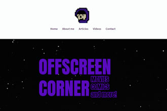 create a website for yourself in wordpress or another cms