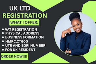 register your UK ltd or cic company with vat utr hmrc and ct600