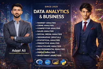 data analysis, forcasting, prediction in python, spss, r
