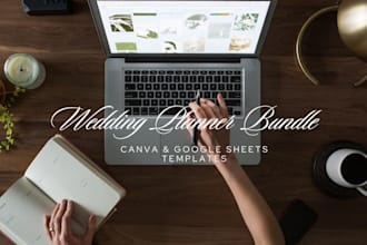 provide canva and google sheet wedding planner template