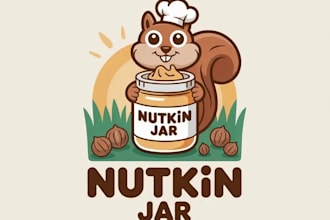 design a wholesome and eye catching logo for your healthy nut butter brand