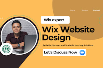 wix website redesign and design  lets connect me now