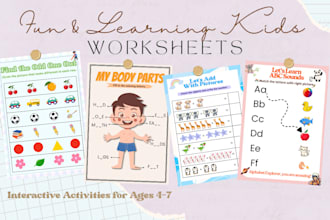 design custom worksheets, flashcards, and creative classroom resources