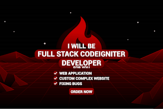 be your expert PHP codeigniter full stack developer