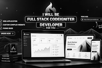 be your expert PHP codeigniter full stack developer