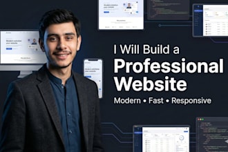 build custom websites and saas for ai with admin dashboard
