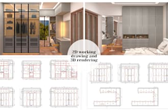 design a walk in closet, millwork, cabinet, shop drawing, kitchen