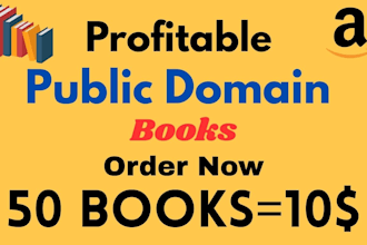provide you public domain books for KDP