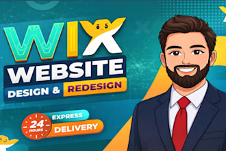 create wix website design,redesign wix website