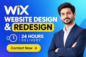 design wix or redesign a wix website design or wix online store