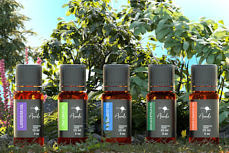 do simple 3d cosmetic product modelling and photorealistic rendering