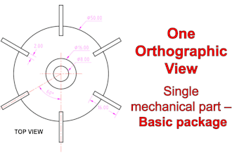 create 2d mechanical drawings and cad drafting in autocad