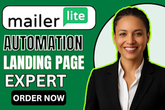 setup mailerlite design mailerlite newsletter landing page mailerlite automation