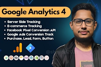 google analytics 4, ga4 ecommerce tracking, conversion tracking by GTM
