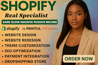 shopify ecommerce website development, shopify website design, shopify redesign