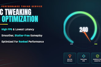 optimize, tweak your PC by tuning windows, bios,overclocking