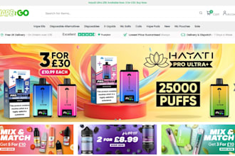 design vape website cigarette website vape shopify store cbd hemp oil vape store