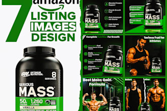 design amazon listing images and a plus content