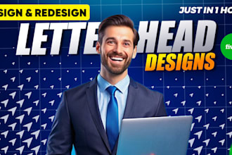 custom redesign creative letter head just in 1 hour