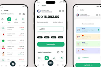 build crypto wallet app, finance app, digital banking app, blockchain app, loan