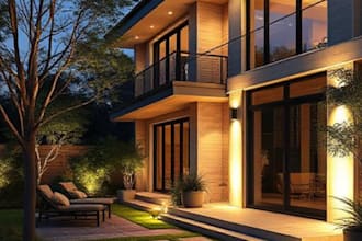 do 3d lighting design services for architectural spaces using dialux and relux