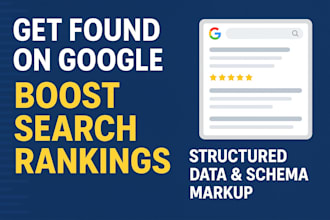 set up structured data and json ld schema for better SEO rankings, rich snippets