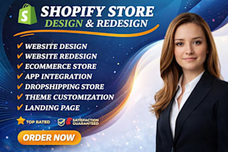 design and develop a high converting shopify store