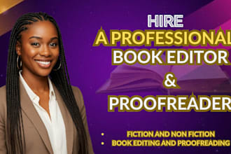 developmental edit format proofread line copy edit fiction novel nonfiction book