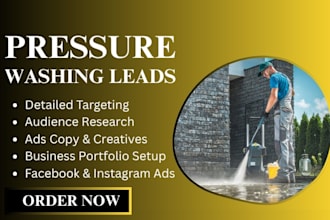 pressure washing leads cleaning leads janitorial leads using facebook google ads