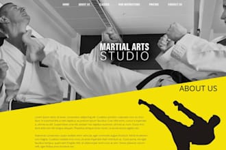 design squarespace capoeira school website martial arts self defense school site