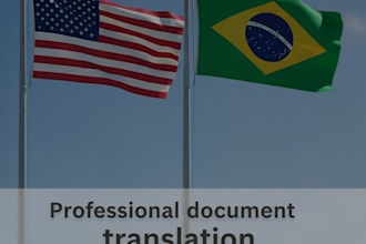 traducao para portugues e ingles de documentos profissionais