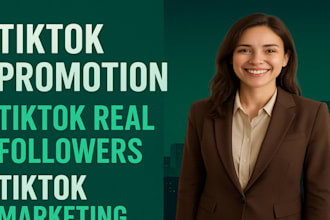 promote your tiktok for organic growth and real engagement