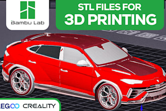 create, repair, fix or modify stl files for 3d printing