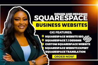 build squarespace website design, website development as a squarespace expert
