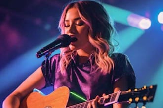 gospel songwriter, be your female vocal singer, fun edm kids song, nursery rhyme