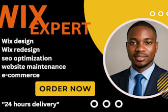 design and redesign wix website professionally