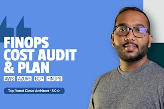 deliver a finops cloud cost audit and optimization plan for AWS azure gcp