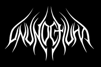 draw death metal, black, brutal metal logo