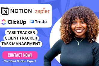 notion task manager client tracker workflow automation notion project dashboard