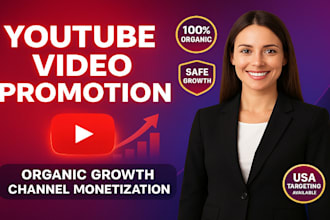 youtube promotion video marketing for organic growth, channel promotion