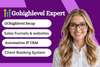 setup gohighlevel funnels, websites, and landing pages