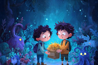 illustrate children story book illustration children story